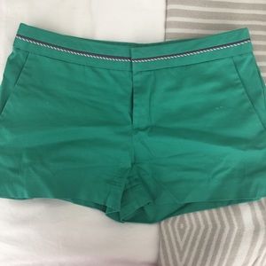 Chino Shorts with Seersucker Detail